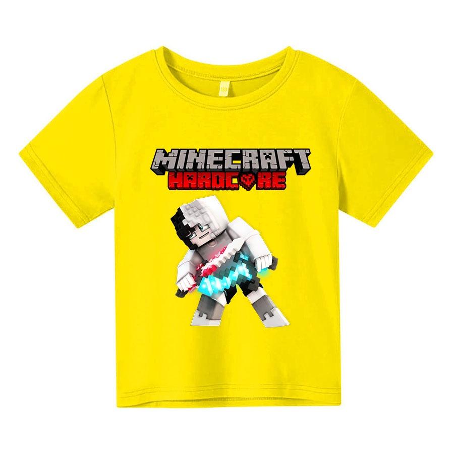 Áo thun trẻ em minecraft 3 Có size người lớn, King Cotton