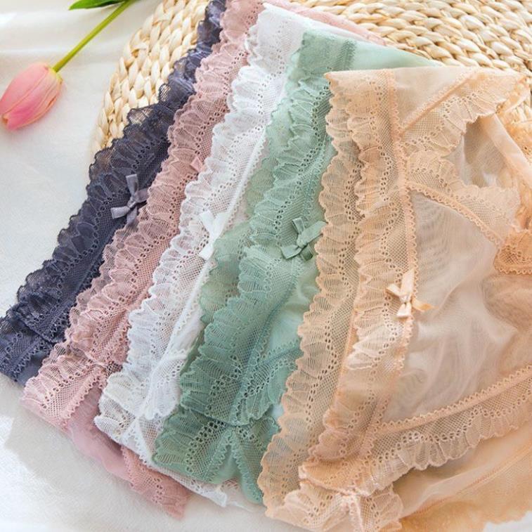QUẦN LÓT REN LƯỚI LACE CHỐNG HẰN VIỀN PHONG CÁCH NHẬT BẢN Q297