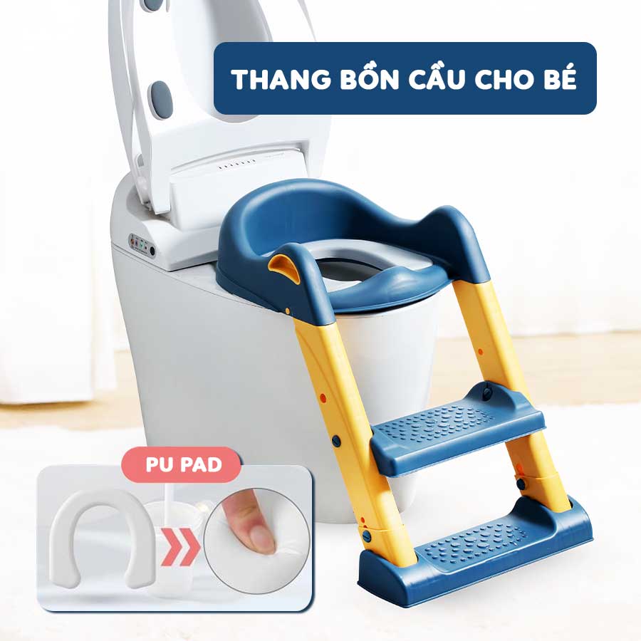 Thang Gắn Bồn Cầu PEEK A BOO Gấp Gọn Tiện Lợi Cho Bé 8858