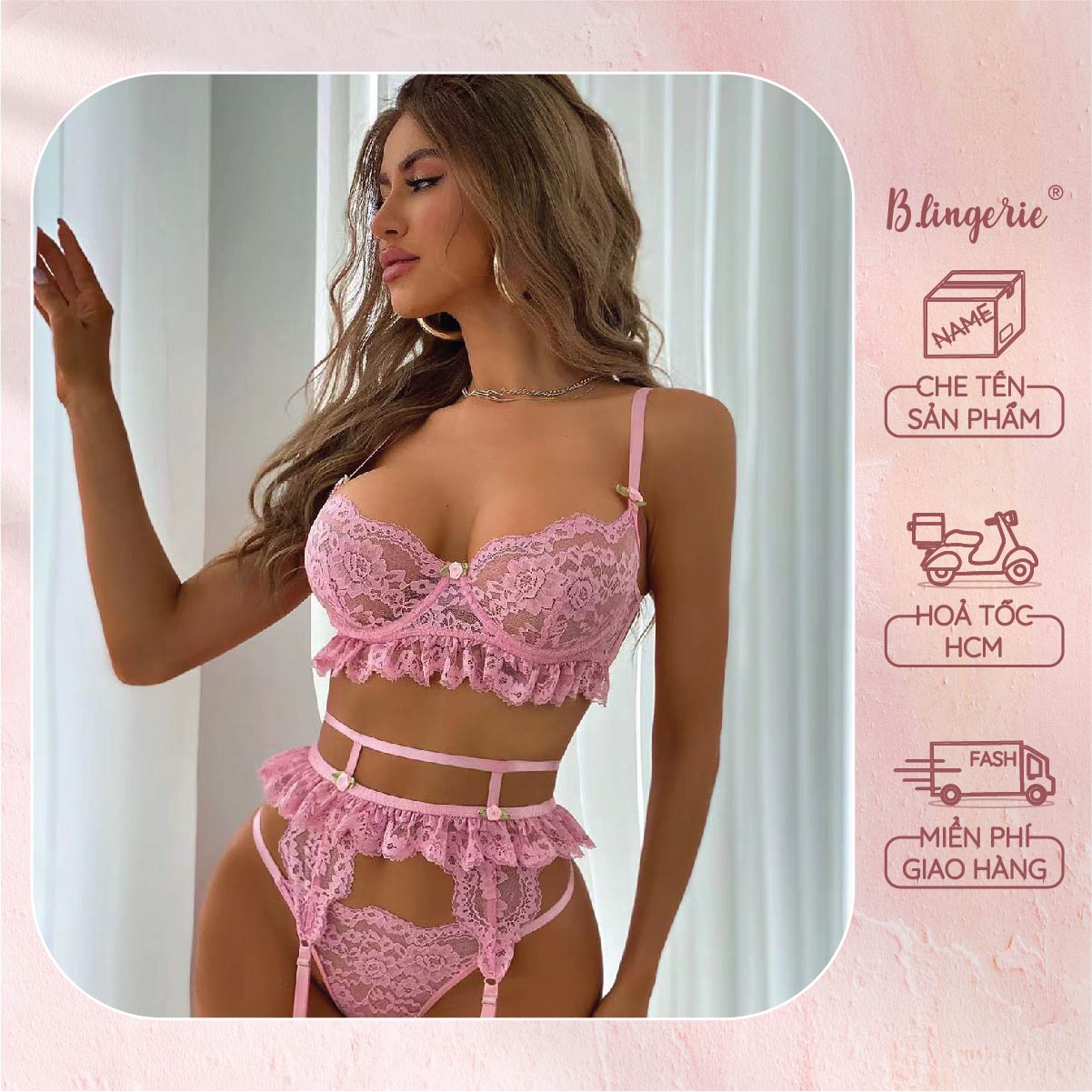 Bộ Bra Ngọt Ngào Gợi Cảm - B.Lingerie