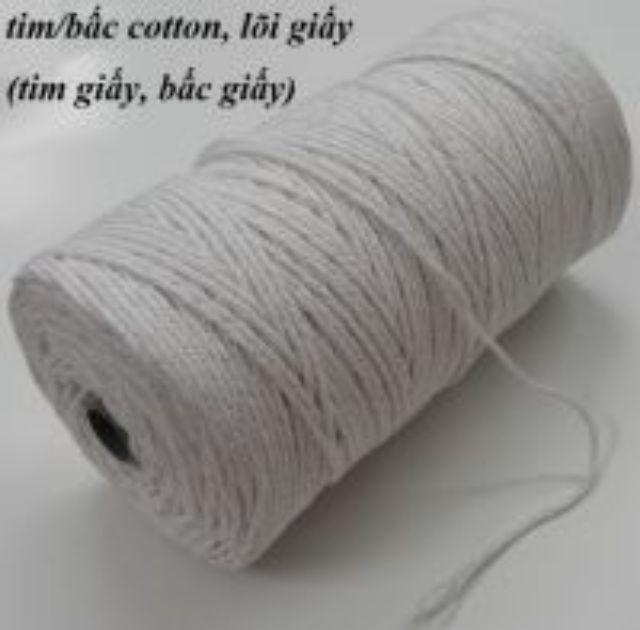 10G Tim - Bấc Cotton Nhúng Qua Sáp Không Khói Dùng Làm Nến Ly Nến Trụ Handmade Tại Nhà