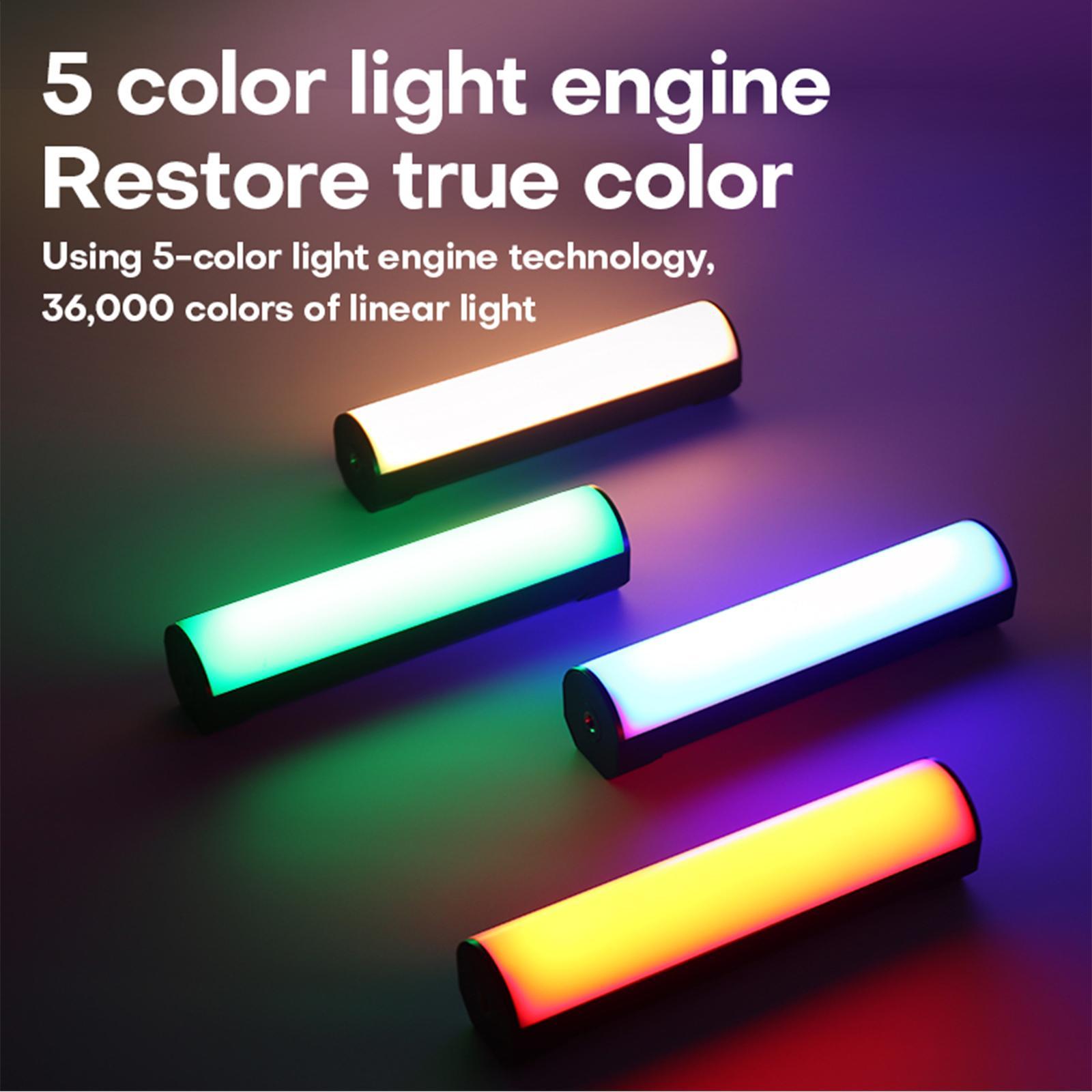 Handheld Light Portable for Photography Video 2000mAh RGB Light Stick