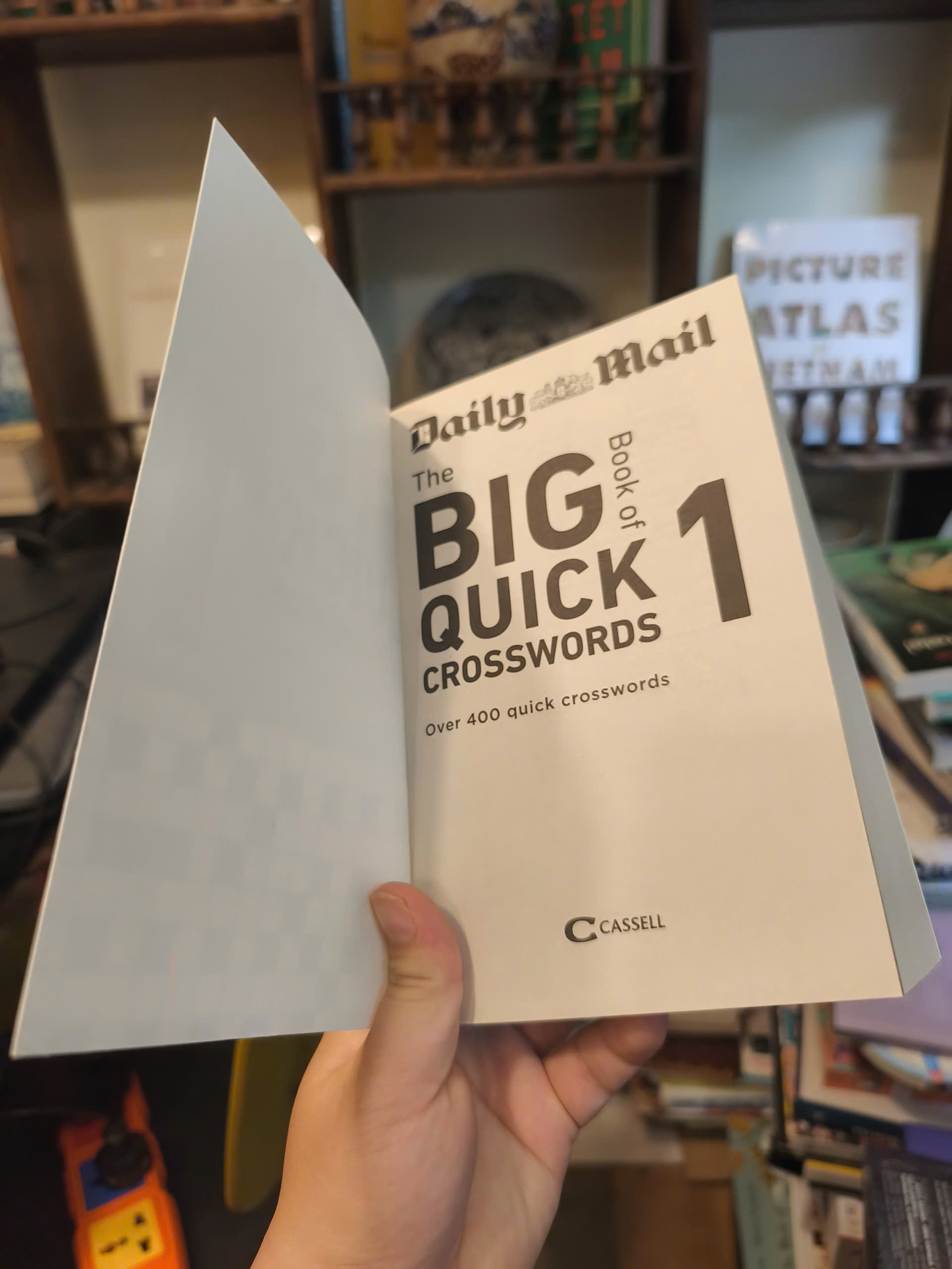 Sách - Big Book of Quick Crosswords 1 | Games / Ngoại văn Nhập khẩu UK / Trò chơi ô chữ giải trí