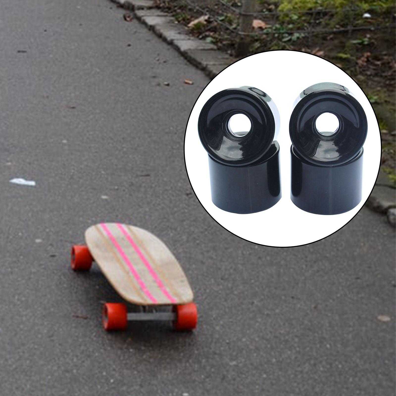 4x PU Skateboard Wheels Replacement Longboard Wheel Roller Casing