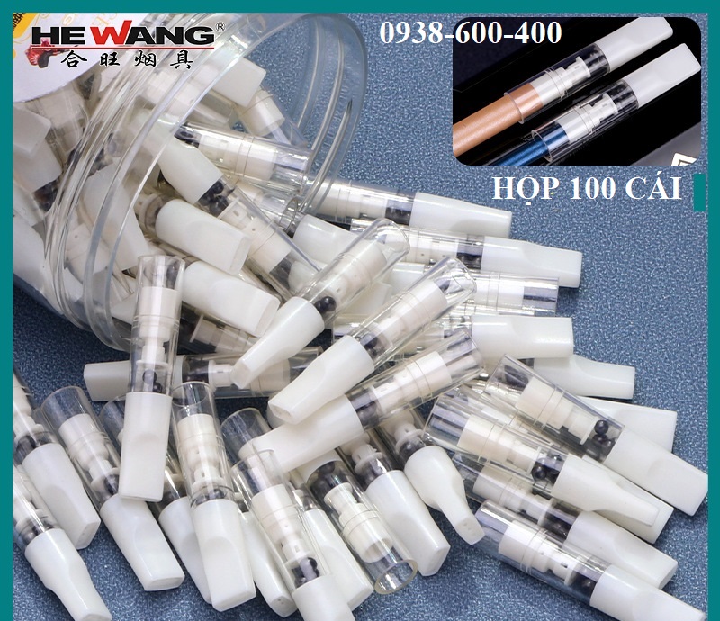 Hộp 100 đầu lọc thuốc tinh thể nano cao cấp ( HỘP GIẤY )