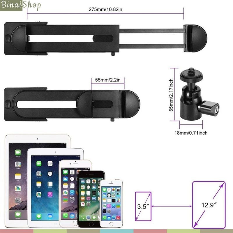 Giá kẹp Ipad máy tính bảng U-Pad Ulanzi hàng chính hãng