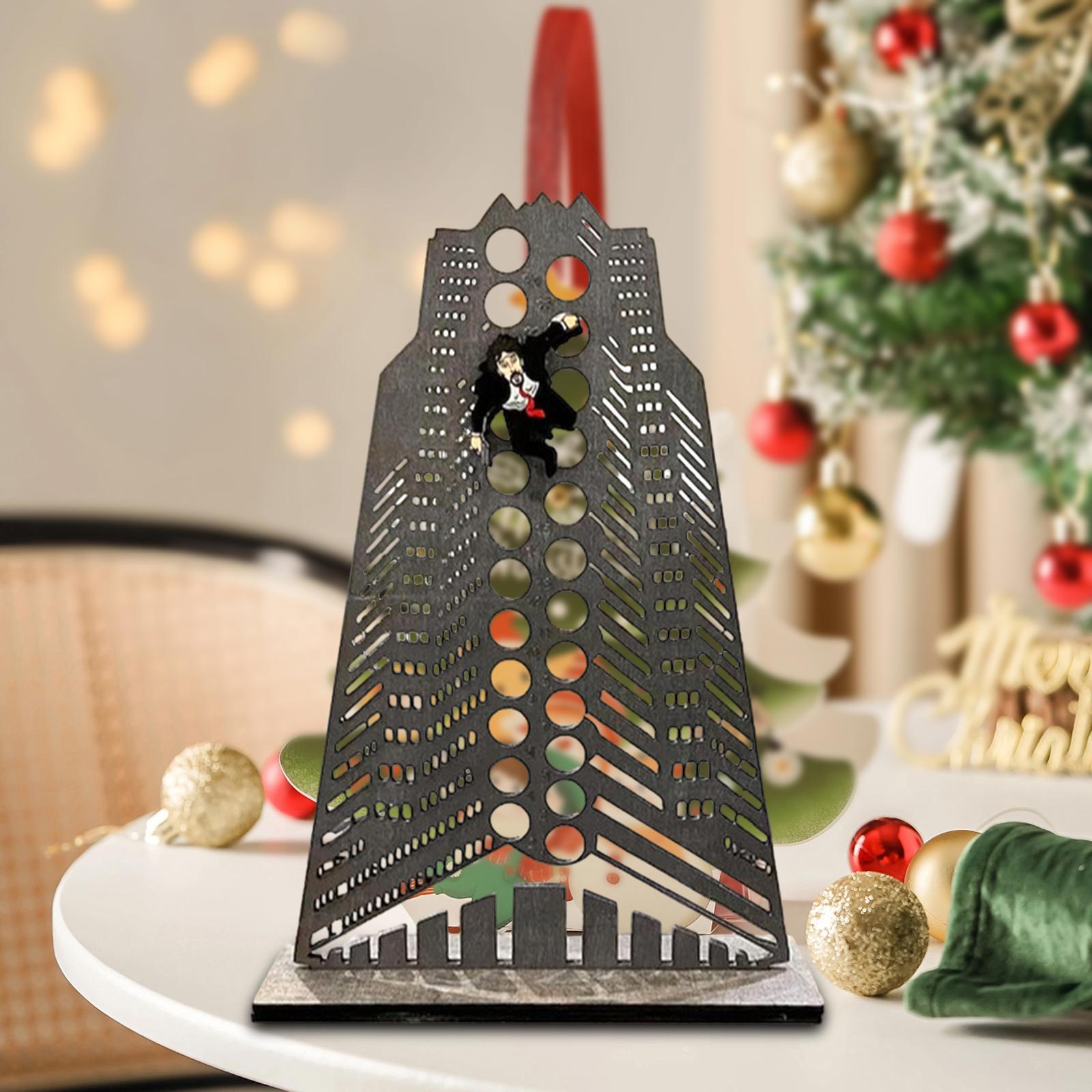 24 Day Advent Calendar Decorative Centerpiece for Restaurant Bedroom Office