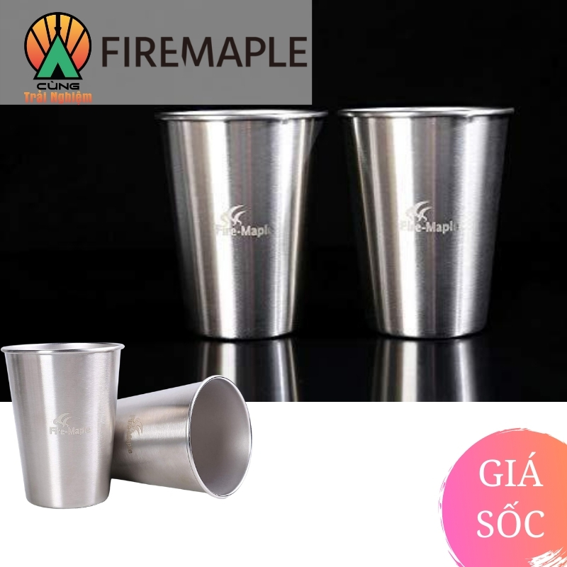 COMBO 2 Cốc Fire Maple Chuyên dụng cho đồ uống lạnh, bia FMP Cup01 Gọn Nhẹ dành cho Dã Ngoại, Cắm Trại