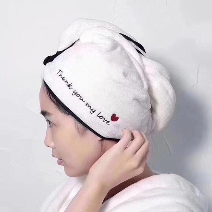 Khăn ủ tóc siêu thấm hút thần thánh hàng loại 1