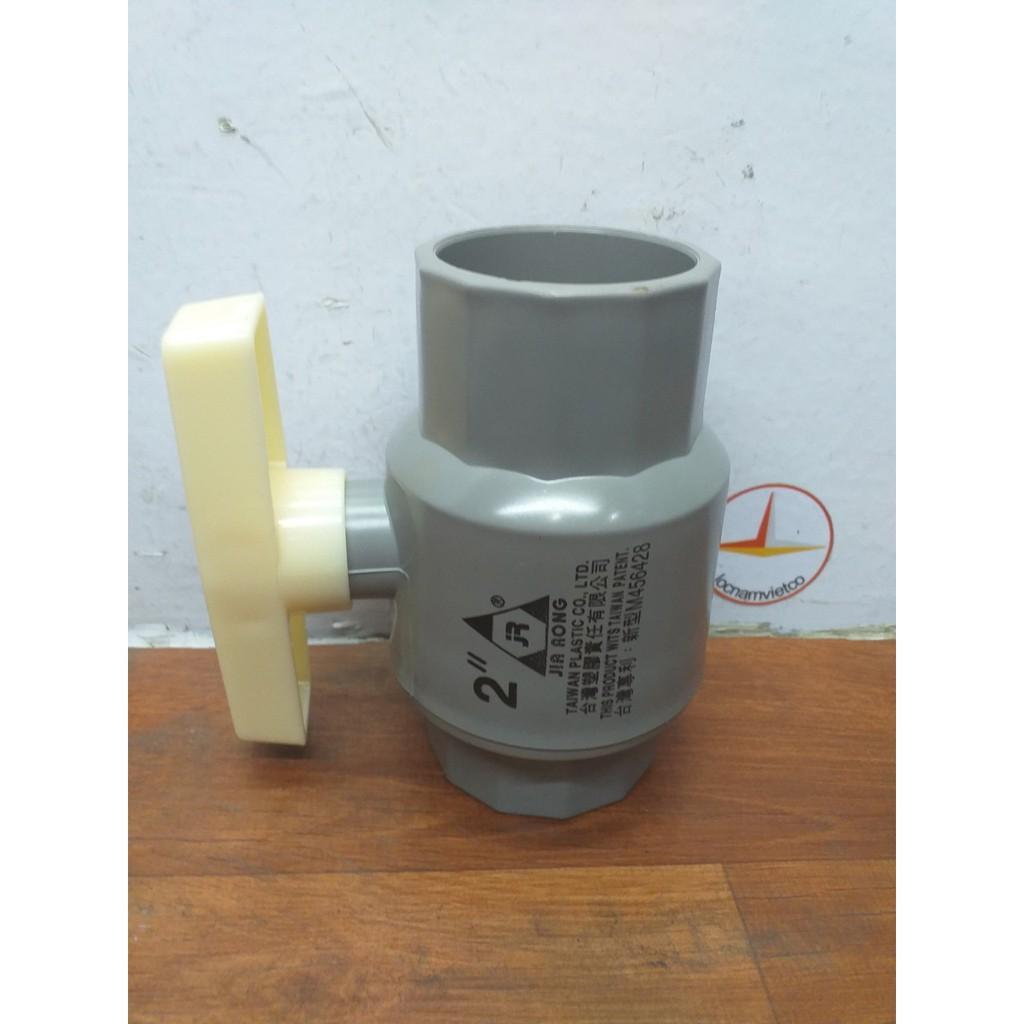 Van 60 nhựa PVC tay trắng Jiarong (2&quot;)