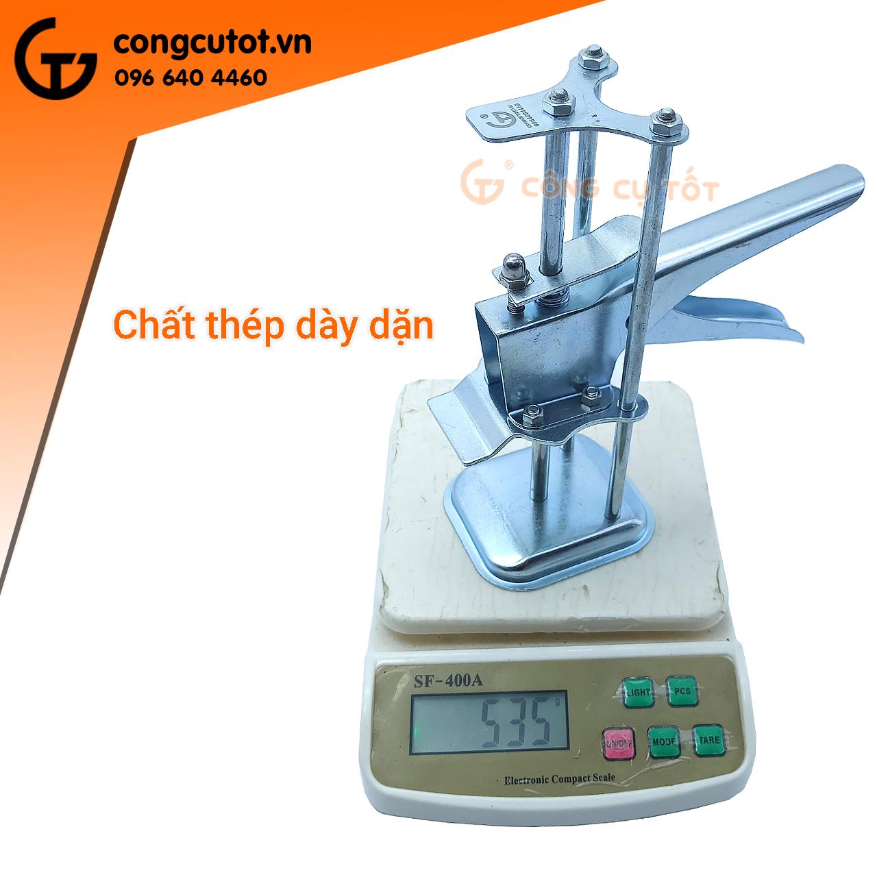 Con đội lấy cốt gạch - kích kê gạch ốp tường 3 trụ Việt Nam thép dày -200mm