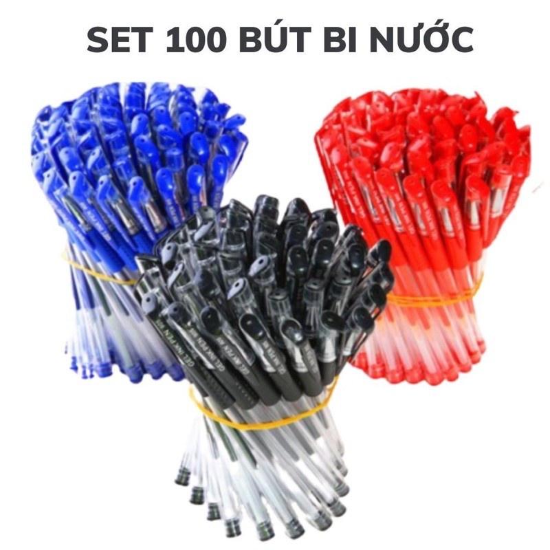 SET 50-100 BÚT BI NƯỚC VĂN PHÒNG MỰC ĐỀU NÉT CHỮ ĐẸP