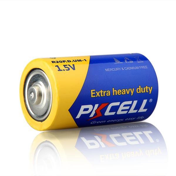 6 Cái PKCELL R20P Pin Siêu Nặng Kích Thước D 1.5V 13A UM1 MN1300 E95 Pin Kẽm Carbon Pin Khô Sơ Cấp Điện Áp Danh Định: 1.5V