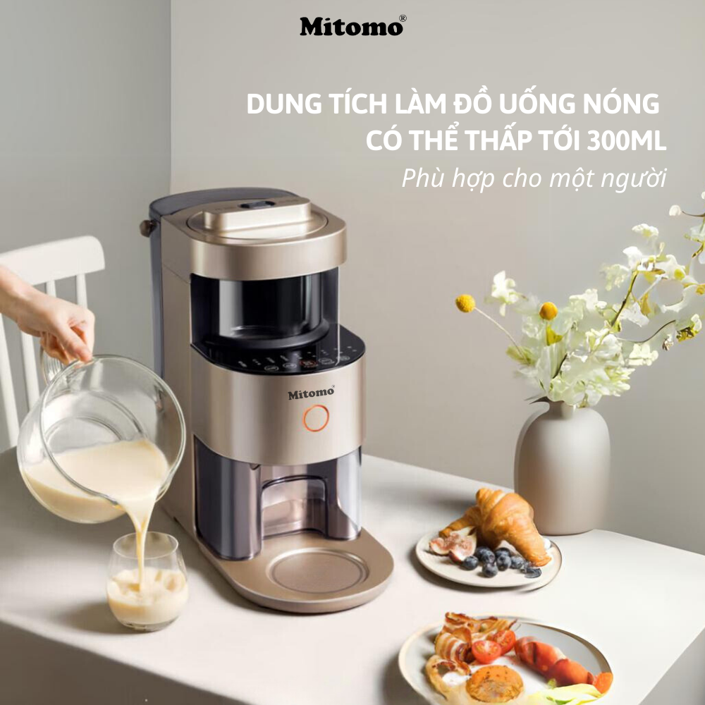 Hình ảnh Máy xay sữa hạt sữa đậu nành, xay nấu đa năng Mitomo MSH-986 MAX - BH 5 năm hàng chính hãng