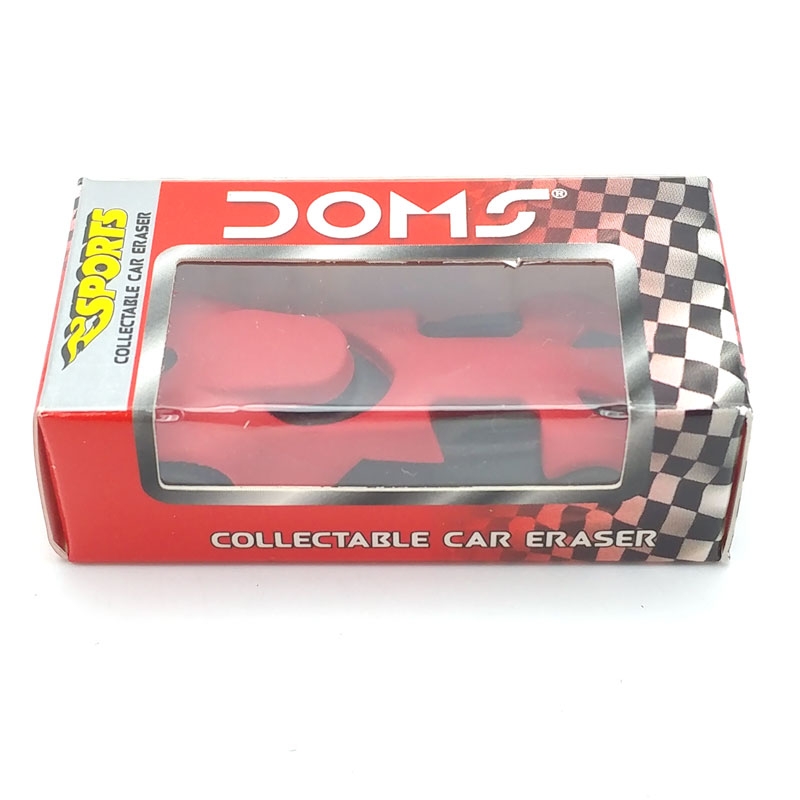 Gôm DOMS Sport Collectable Car 7285 - Màu Đỏ (Mẫu Sản Phẩm Bên Trong Là Ngẫu Nhiên)
