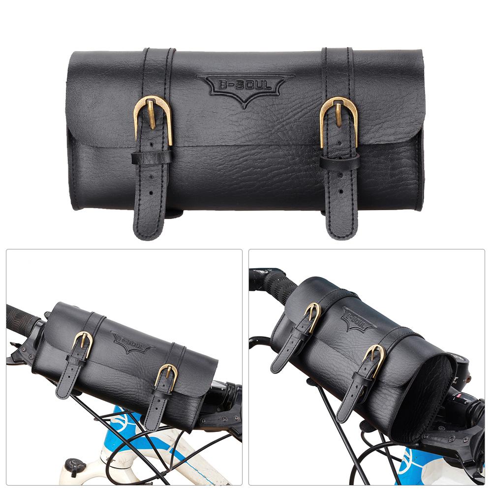 B-SOUL YA237 Túi đựng dành cho tay lái xe đạp bằng Da dung tích 1,2 L