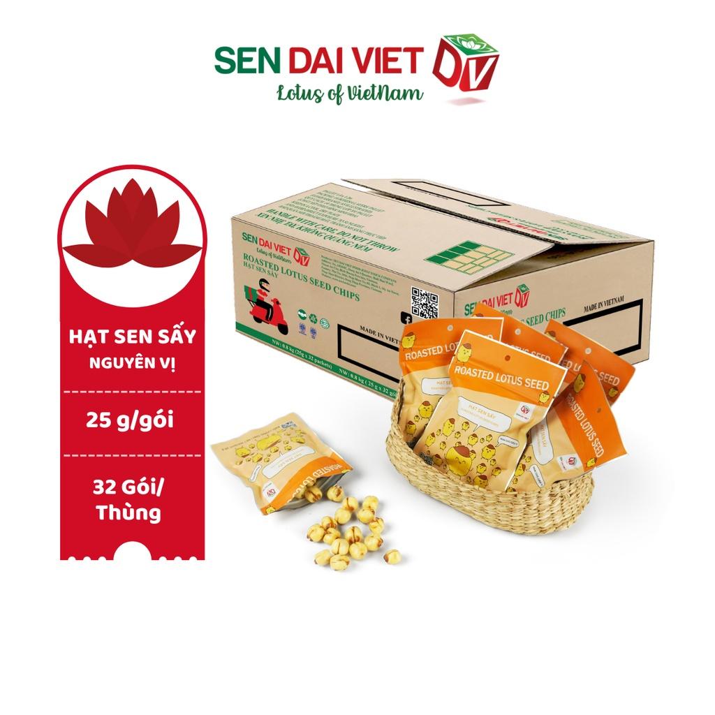 Hạt Sen Sấy- Nguyên vị, Vị Phô Mai Cay, ĐV- Sen Đại Việt -2 Gói-Gói 25g