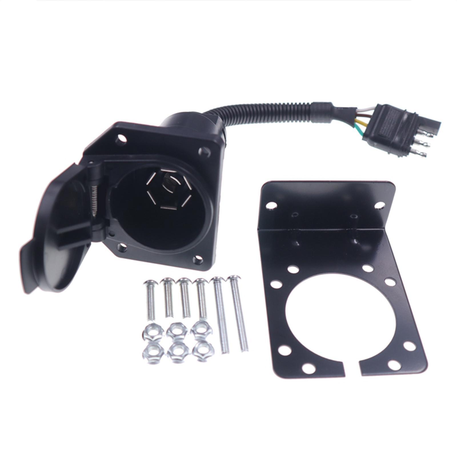 Waterproof Trailer Adapter Plug 4 Pin  Pin for Campers Modification