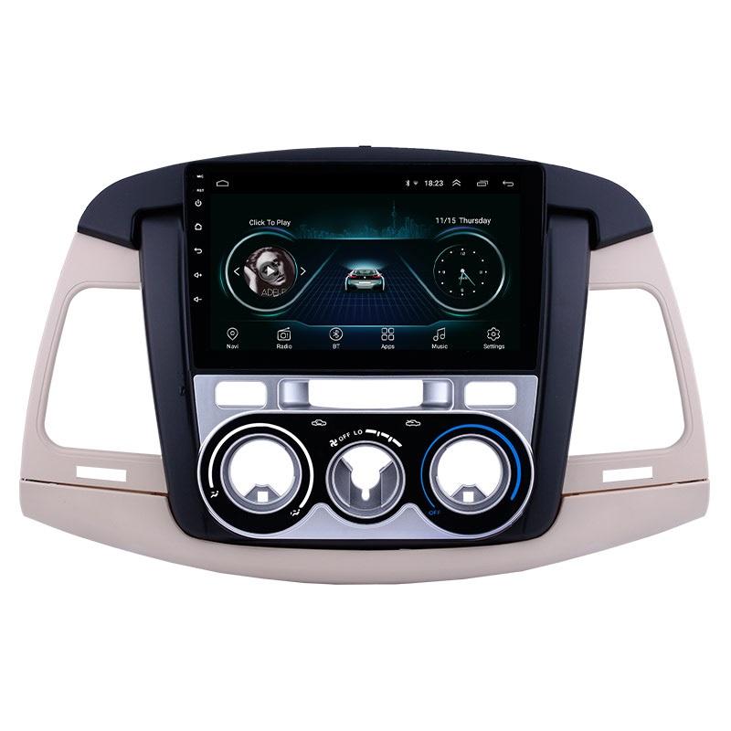 Mặt dưỡng kèm dây nguồn lắp màn hình android cho xe TOYOTA INNOVA 2007-2011
