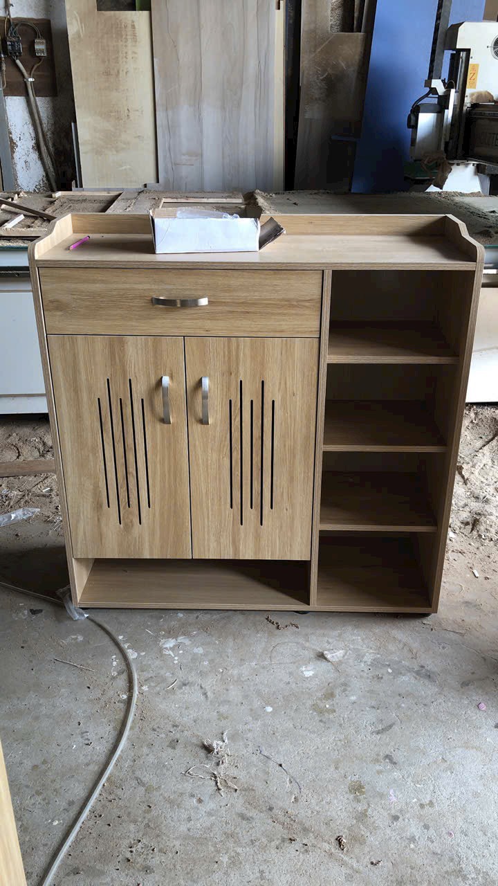 Tủ giày dép gỗ công nghiệp Tundo mẫu mới 2023 ngang 1m x 1m