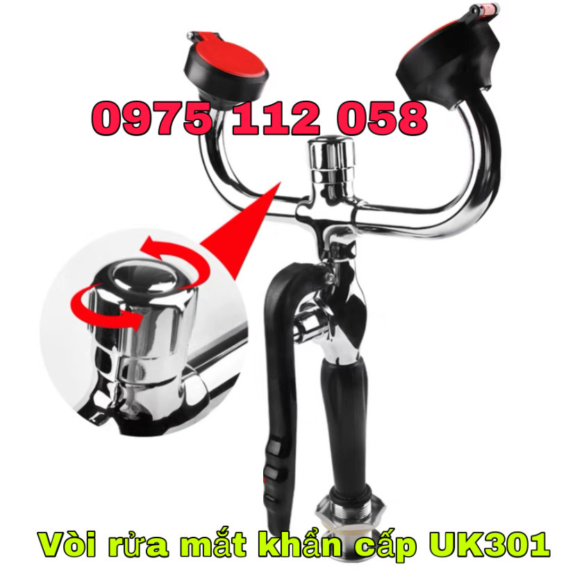 Vòi rửa mắt kết hợp rửa tay khẩn cấp