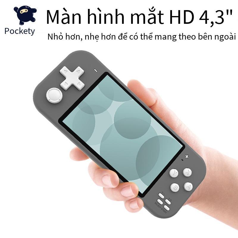 Phong cách mới nhất powkiddy4.3 inch cầm tay X20MINI mini PSP cầm tay GBA đồ chơi cho trẻ em máy chơi game arcade