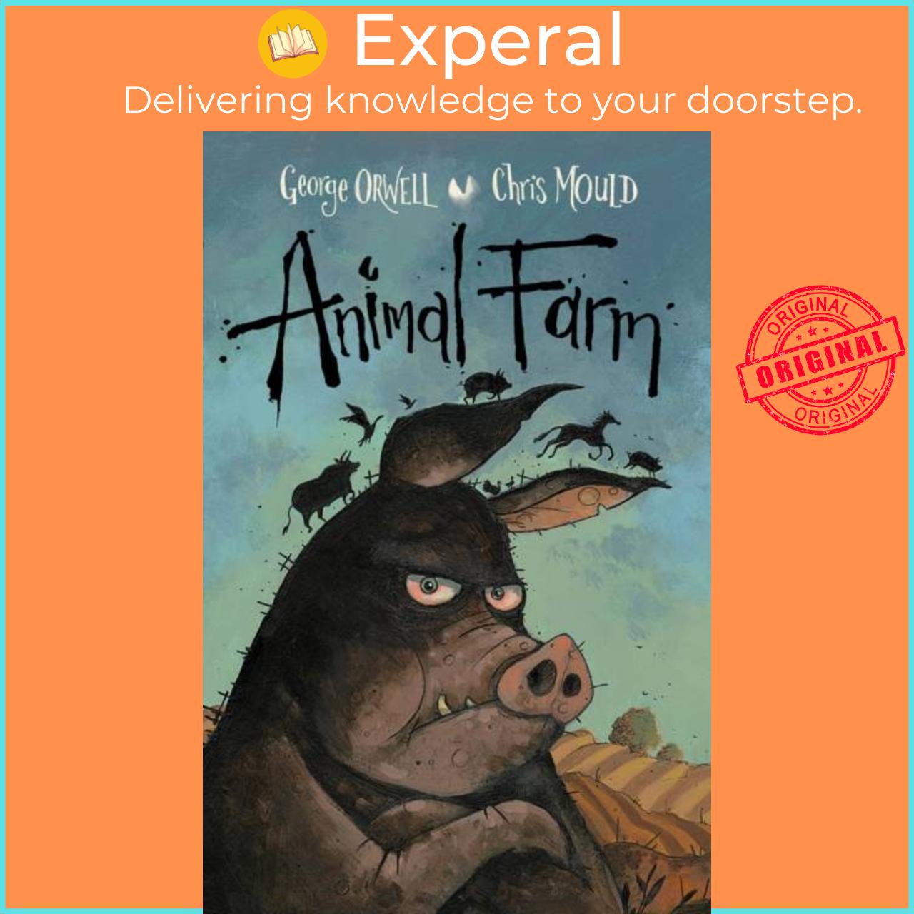 Sách - Animal Farm by Chris Mould (UK edition, hardcover)