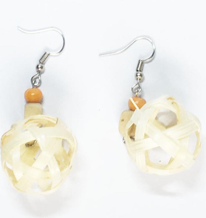 Combo 3 Bông tai mây tre đan handmade với 3 mẫu khác nhau