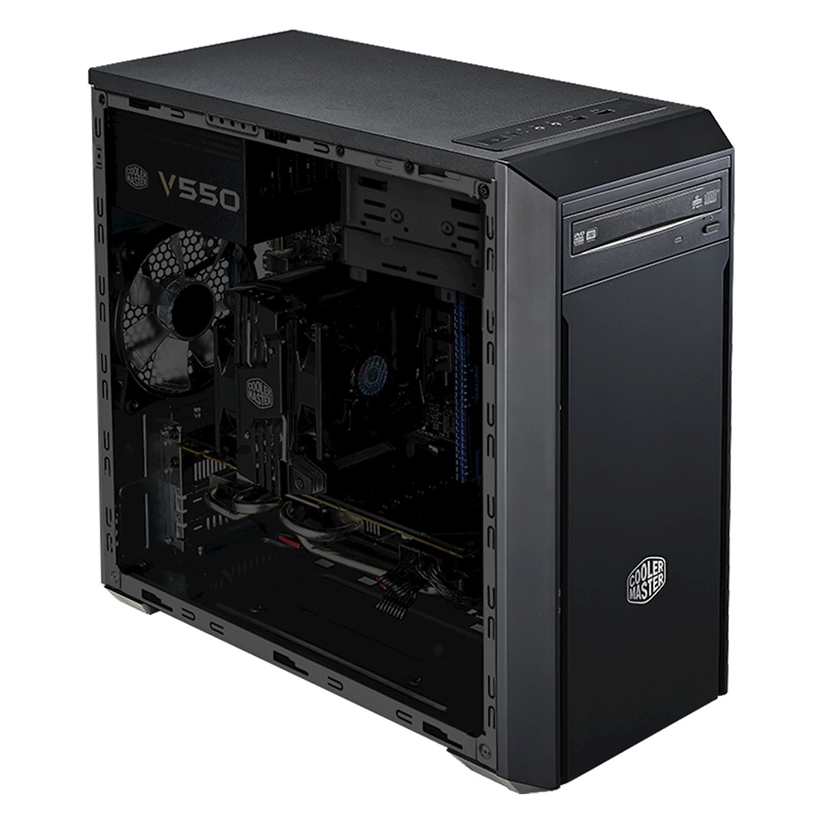 Vỏ Case máy tính Cooler Master MasterBox Lite 3 - No Window - Hàng chính hãng