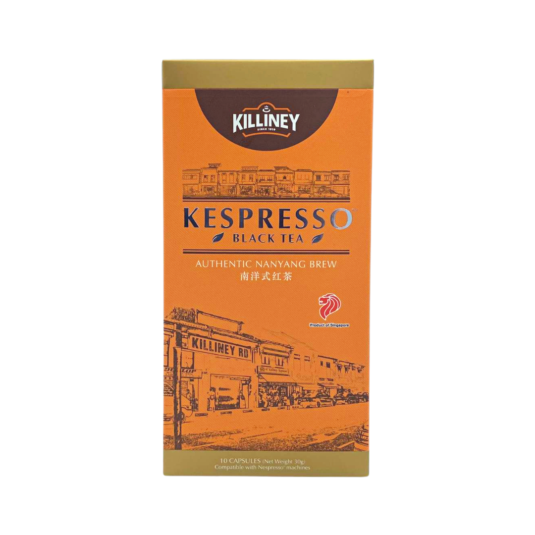 Hộp 10 Viên Nén Trà Đen Cao Cấp Killiney Kespresso Black Tea - Tương Thích Máy Pha Cà Phê Nespresso (10 viên x 3g)
