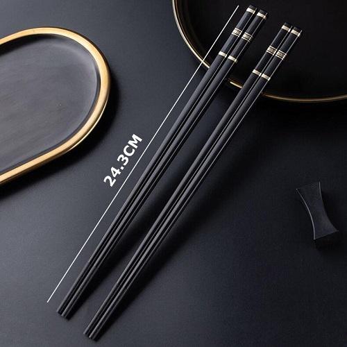 Set 10 đôi Đũa kháng khuẩn Cao Cấp Nhật Bản Bambo Chopstic Làm Từ Sợi Thủy Tinh Tổng Hợp Chịu Nhiệt Cao