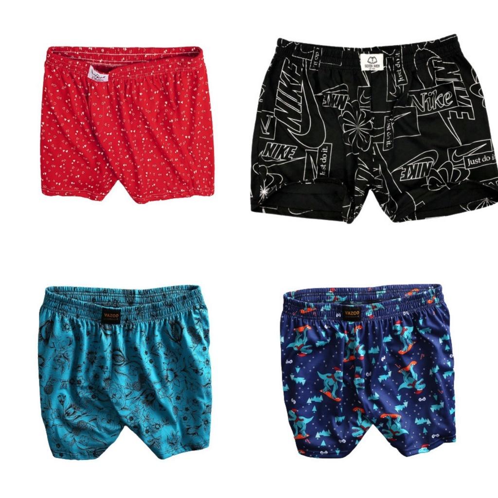 Combo 5 quần đùi nam thun cotton mặc ở nhà