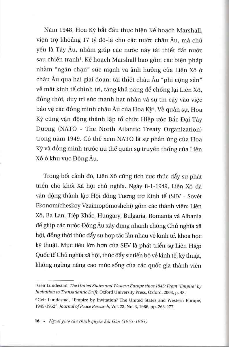 Ngoại Giao Của Chính Quyền Sài Gòn