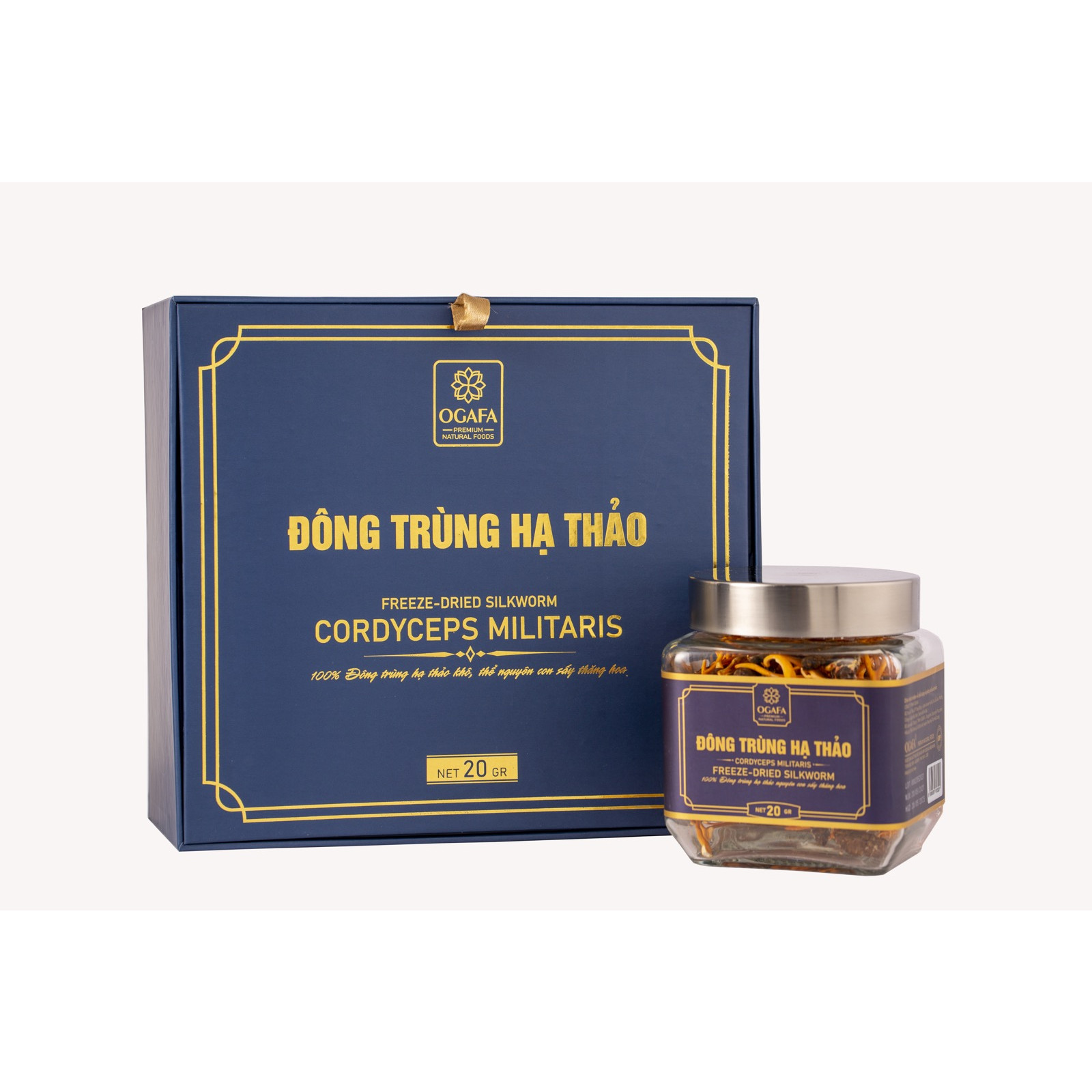 Đông Trùng Hạ Thảo Nguyên Con Sấy Thăng Hoa OGAFA 20g