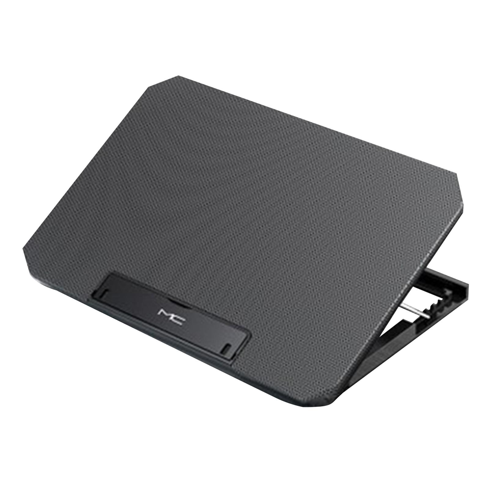 Slim Portable USB Powered 15.6"-17" Notebook Laptop Cooler Cooling Pad Stand 2 Fans 2 USB Ports Black