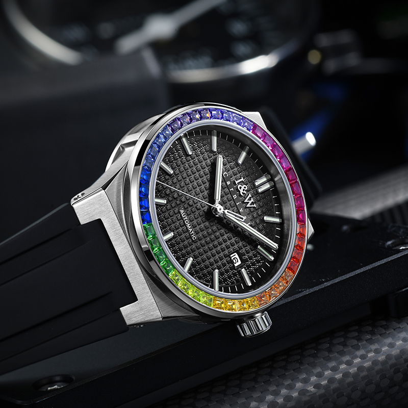Đồng hồ nam chính hãng IW Carnival IW716G-2 ,Kính sapphire,chống xước,Chống nước30m,BH24 tháng,Máy điện tử(pin),dây da