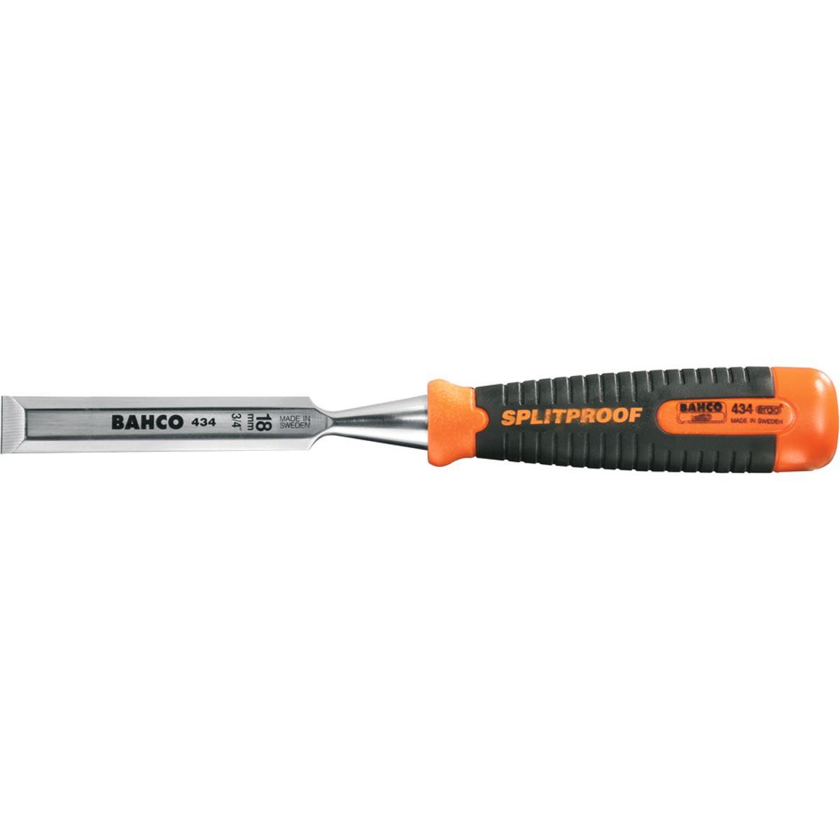 Đục Mộng Gỗ Cầm Tay, Cán Nhựa Bahco Ergo 794775 Đầu Bằng 16mm - Hàng Chính Hãng 100% từ Đức