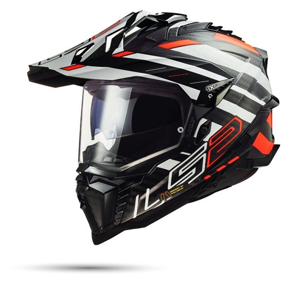 Mũ Bảo Hiểm Cào Cào LS2 MX701 Explorer Carbon