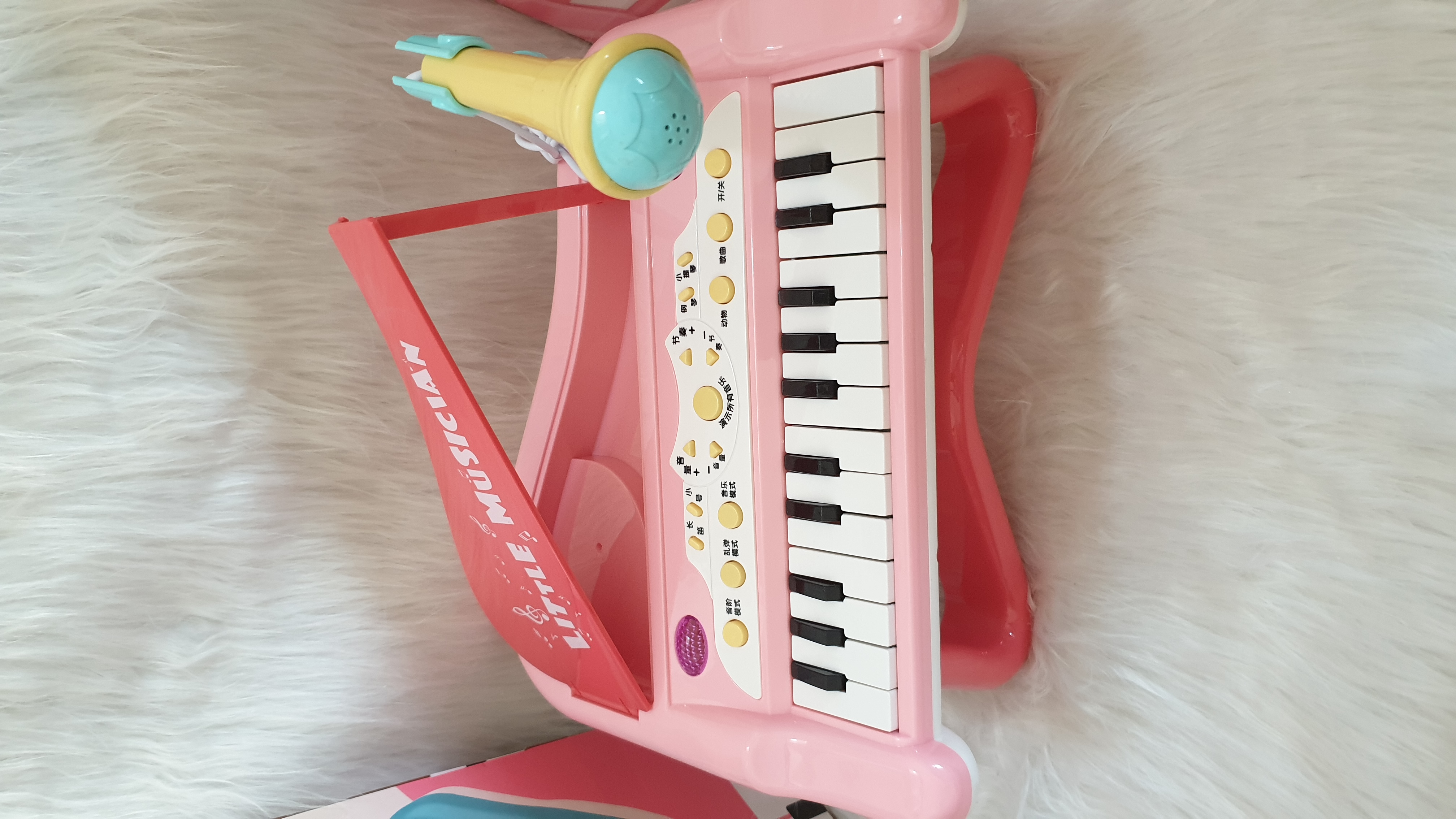 Đàn Piano Mini Kèm Micro Cho Bé Tập Đàn Hát