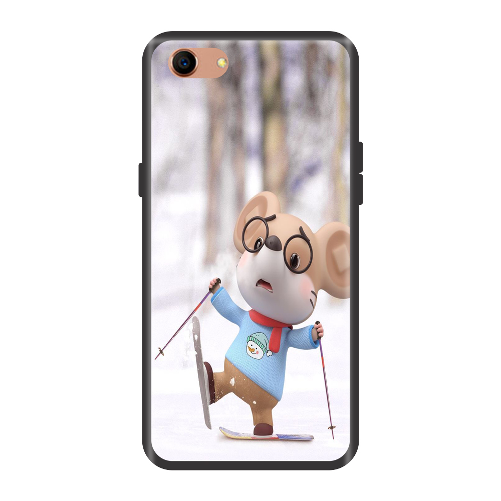 Ốp lưng TPU viền dẻo cho điện thoại OPPO A83 Hình Chuột Tết 2020 - Mẫu 21