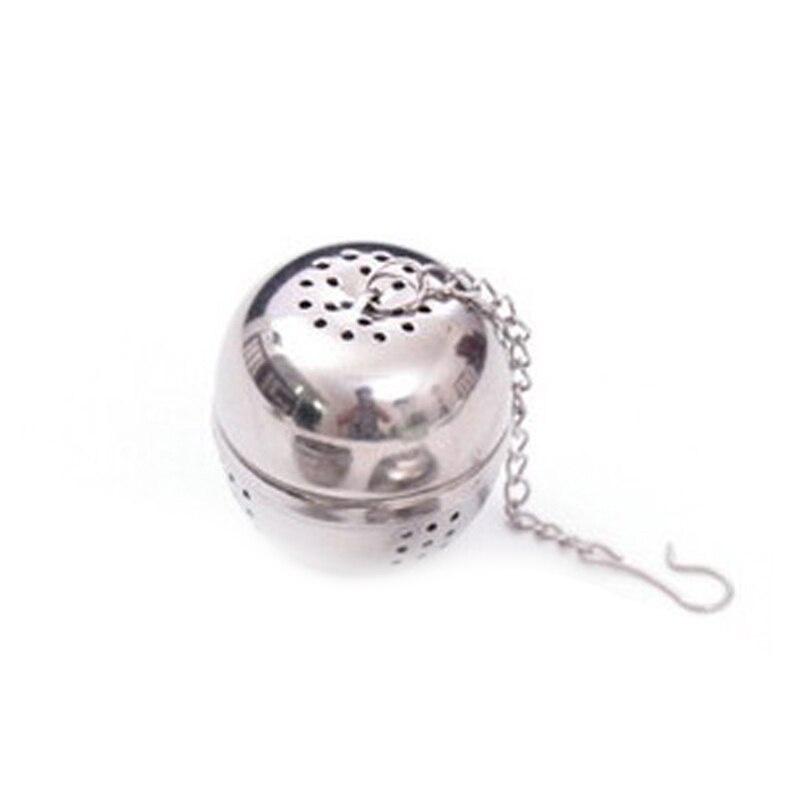 1PC New Stainless Steel Ball Tea Infuser Mesh Filter Strainer W/hook Loose Tea Leaf Spice Home Tea Strainer Kitchen Accessories