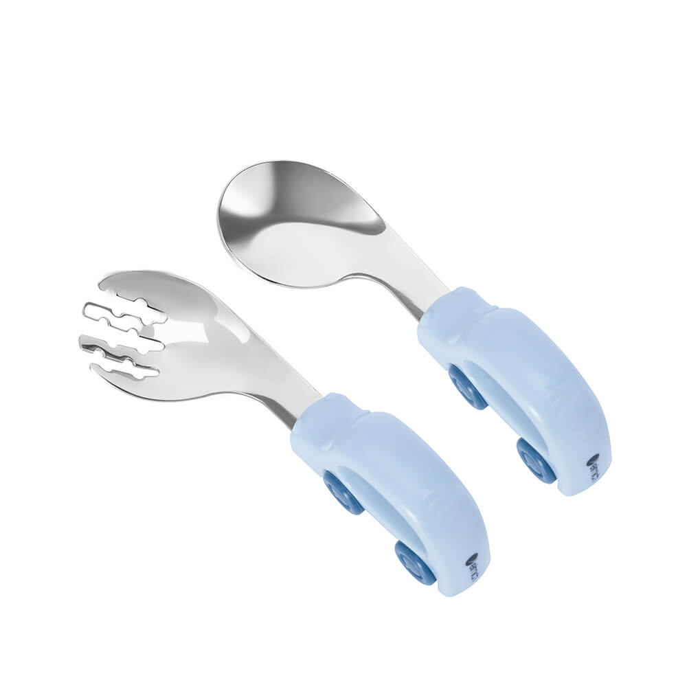 Bộ thìa nĩa cho bé Elmich EL0028 EL0034, Hàng chính hãng, ngộ nghĩnh, inox 316 an toàn - JoyMall