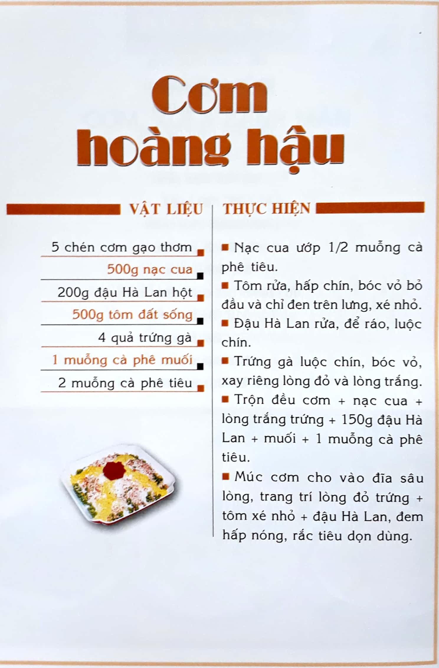 Sách Các Món Cơm, Xôi Và Bánh Mặn