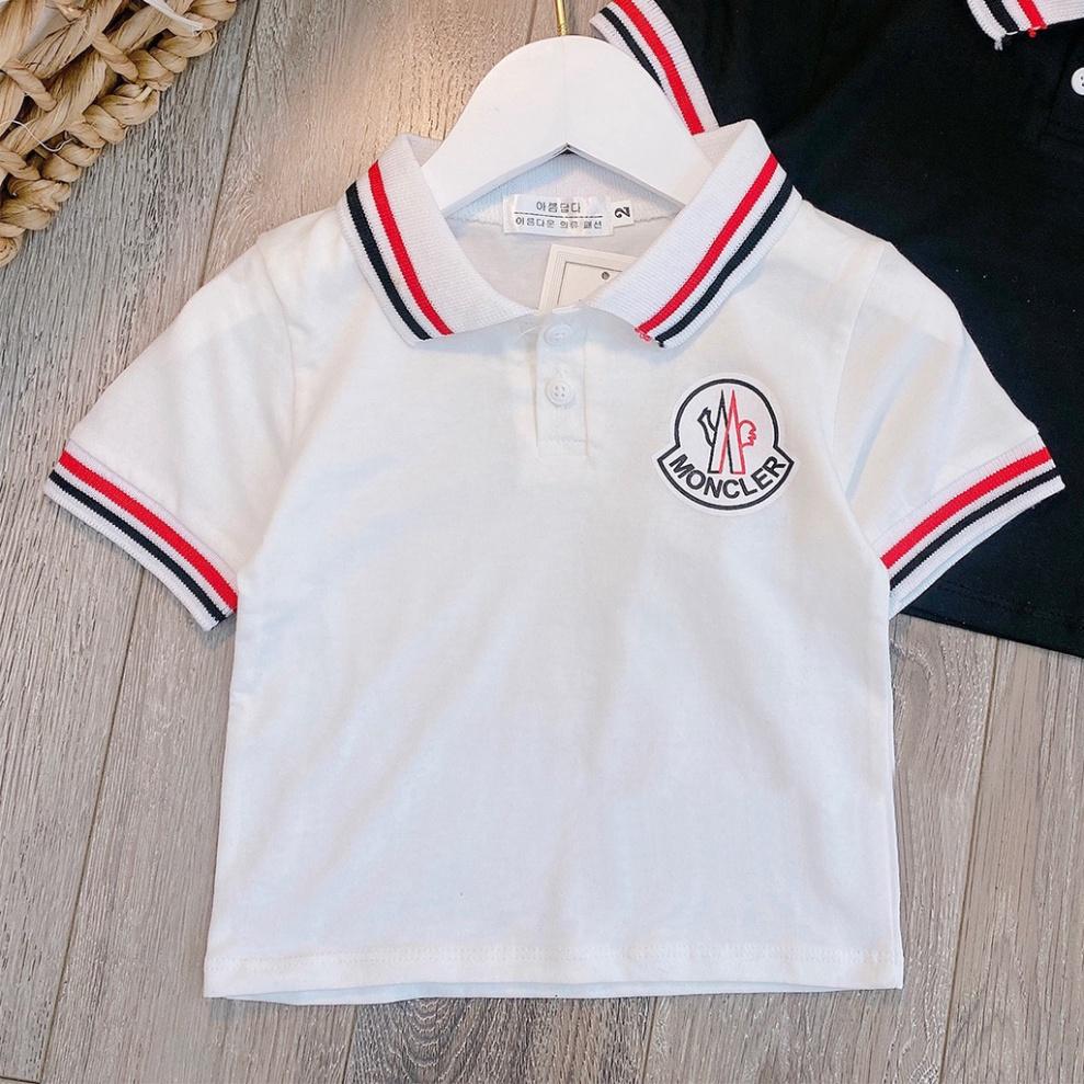 Áo polo cotton cộc tay trẻ em trơn đáng yêu cho bé trai từ 8-19kg LILIKIDS PL01