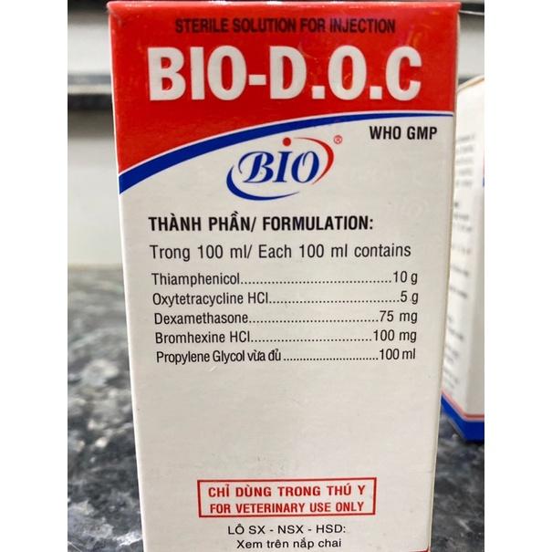 [THÚ Y] 1 lọ BIO-D.O.C dùng cho tiêu chảy, phó thương hàn, tụ huyết trùng trên  trâu bò lợn gà chó mèo