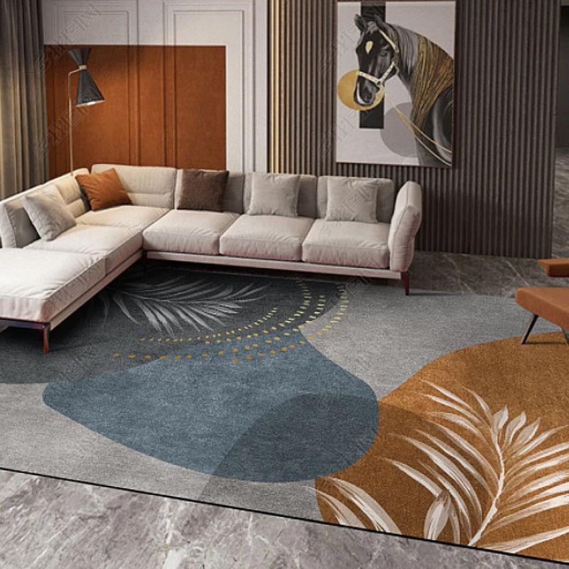 Thảm Trải Sàn Họa Tiết Trừu Tượng Phong Cách Bắc Âu Sang Trọng