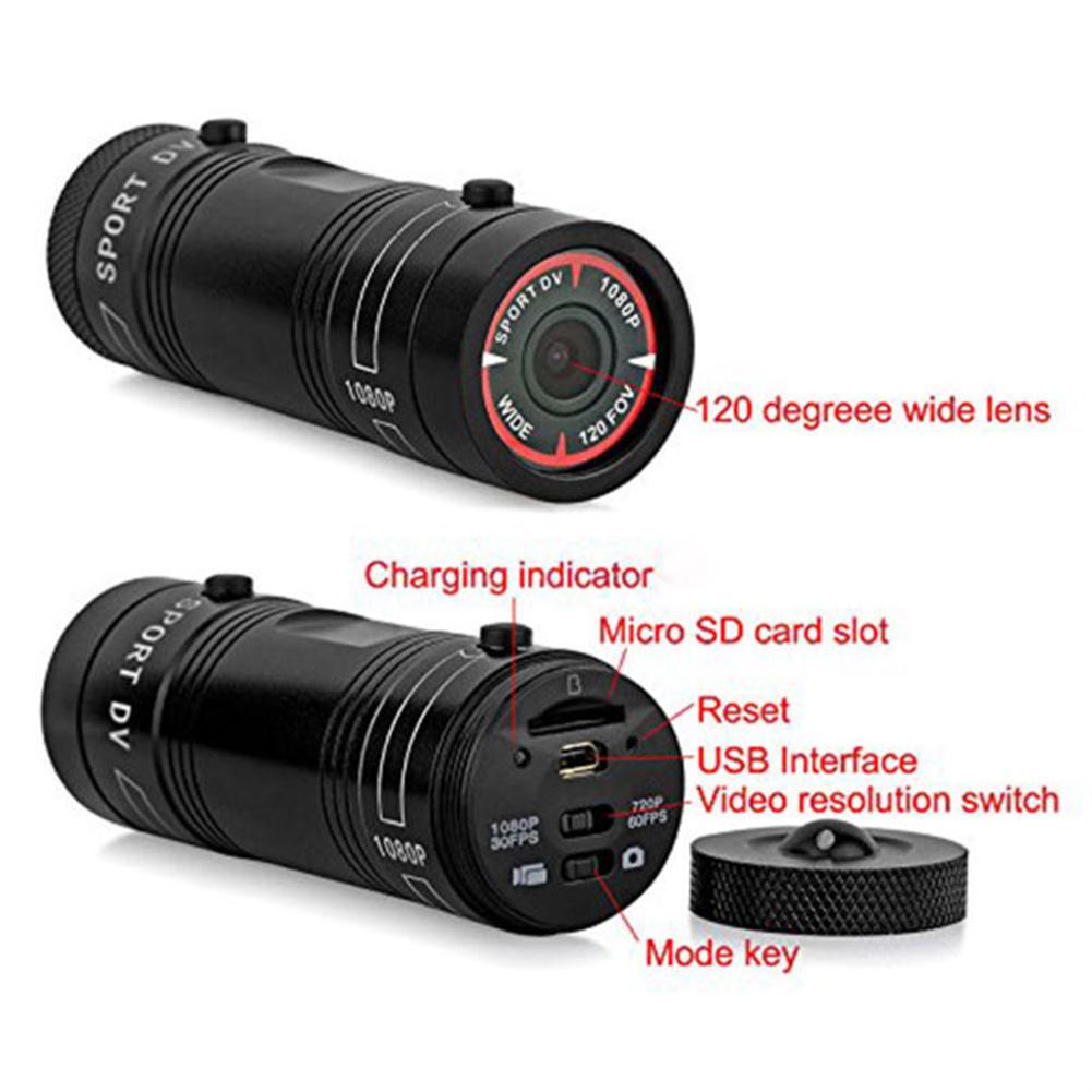F9 Xe Đạp Camera Thể Thao 1080P HD Xe Đạp Xe Máy Camera Hành Động Chống Nước Xe Video DV Đầu Ghi Hình Ô Tô