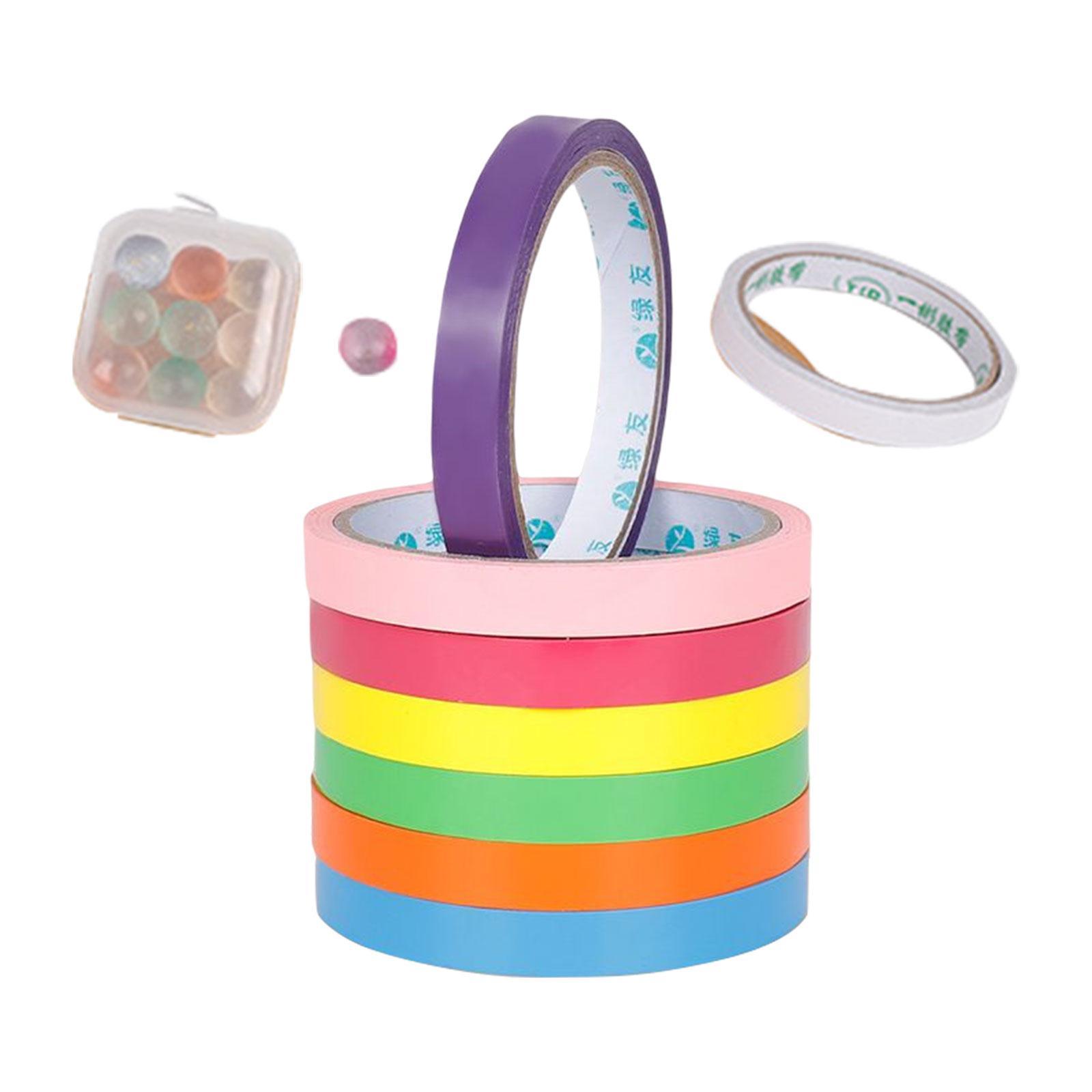 Sticky Ball Tapes Candy Color Tape Game Sticky Toys Rainbow for Party Adult