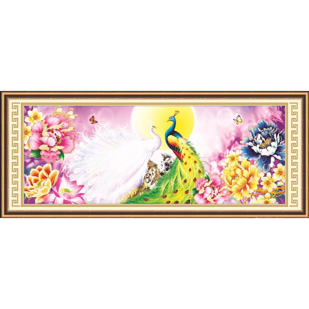 Tranh đính đá Hoa Khai Phú Quí 77531