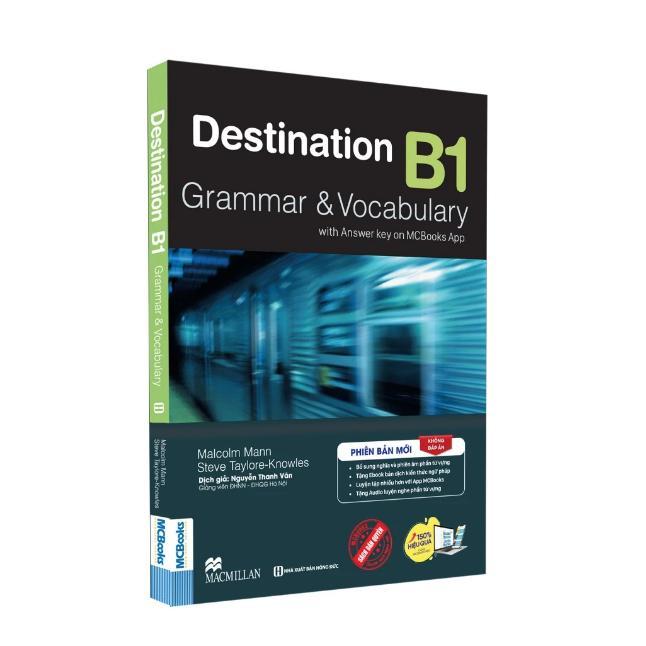 Sách - Destination B1, B2, C1 & C2 Grammar & Vocabulary - Kèm Đáp Án - Phiên Bản 2024 - MCBooks